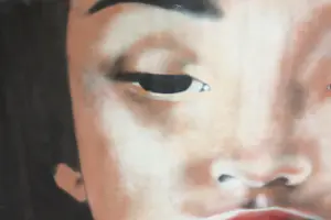 Victor Landeta - Acryl op doek, Portret kopen? Bied vanaf 1!