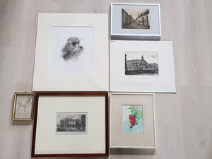 Niet of onleesbaar gesigneerd - Lot van 6 Verschillende prentjes - Gesigneerd kopen? Bied vanaf 1!