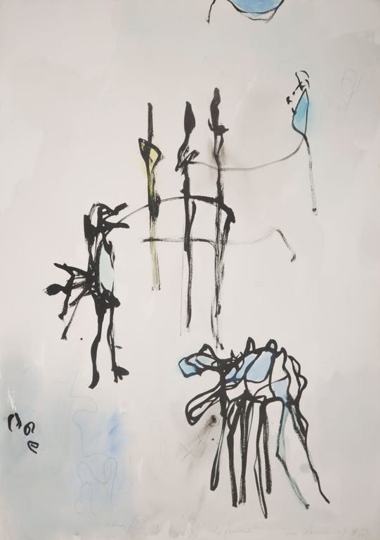 Ad Arma - Ad Arma: Acryl en Aquarel op papier, Femmes kopen? Bied vanaf 35!