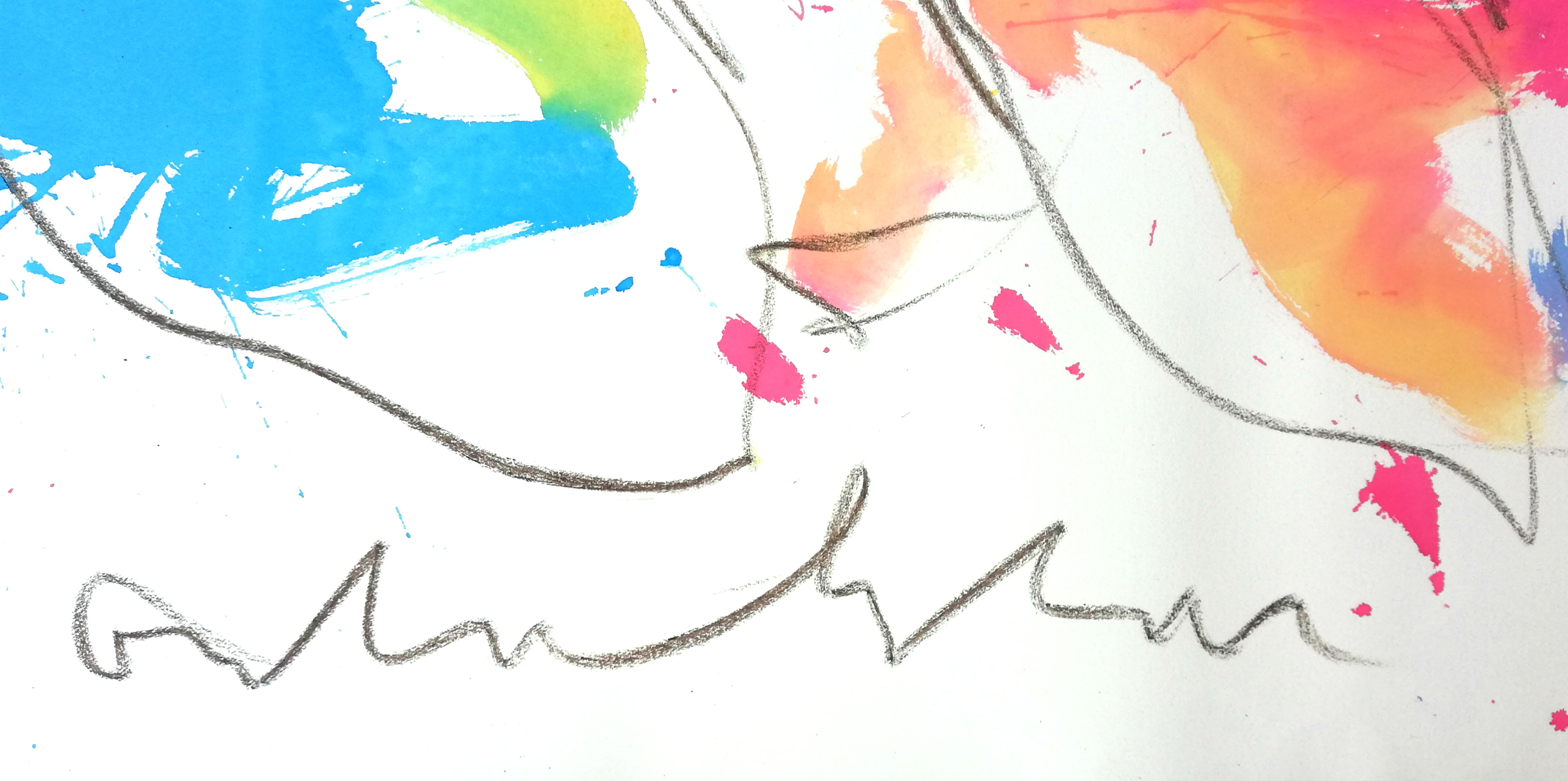 Anton Heyboer - Twee abstracte figuren kopen? Bied vanaf 300!