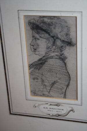 George Hendrik Breitner - dame met sluier / tentoonstelling 1971 kopen? Bied vanaf 490!