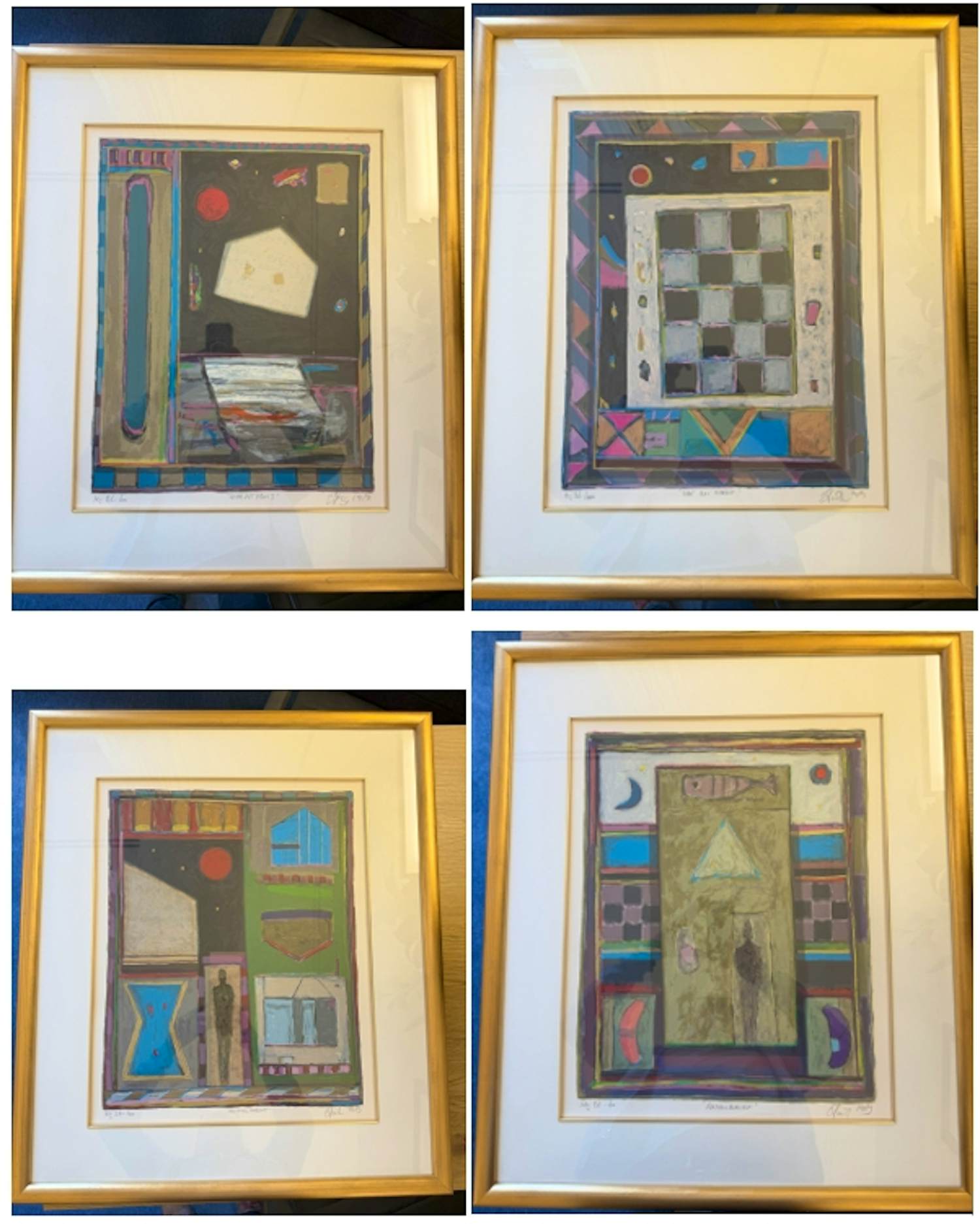 Eric Toebosch - Set van 4: Nacht Huis - Hemelbrief - Hemelmacht - Dag en Nacht kopen? Bied vanaf 60!