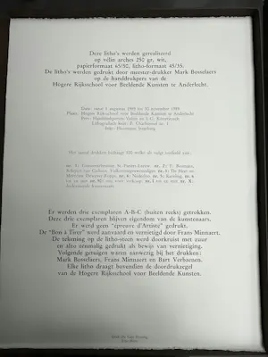 Fred Bervoets - Map 'Dimensie' met 10 litho's van o.a. Fred Bervoets kopen? Bied vanaf 100!