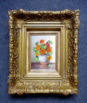 Huibert Schallenberg - Bloemen - Boeket Oost Indische Kers in een potje verkocht voor € 125!