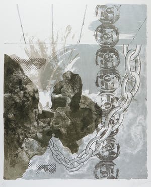 Paul Smulders - Litho, Abstracte compositie kopen? Bied vanaf 1!