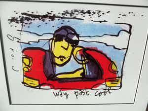Herman Brood - Zeefdruk. Titel, "Way past cool ". verkocht voor € 275!