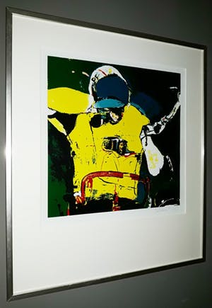 Kees van Bohemen - Jan Janssen, zeefdruk (mooi ingelijst) kopen? Bied vanaf 250!