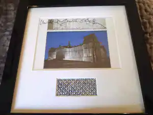 Christo - & Jeanne-Claude, Wrapped Reichstag, Berlin 1995 verkocht voor € 115!