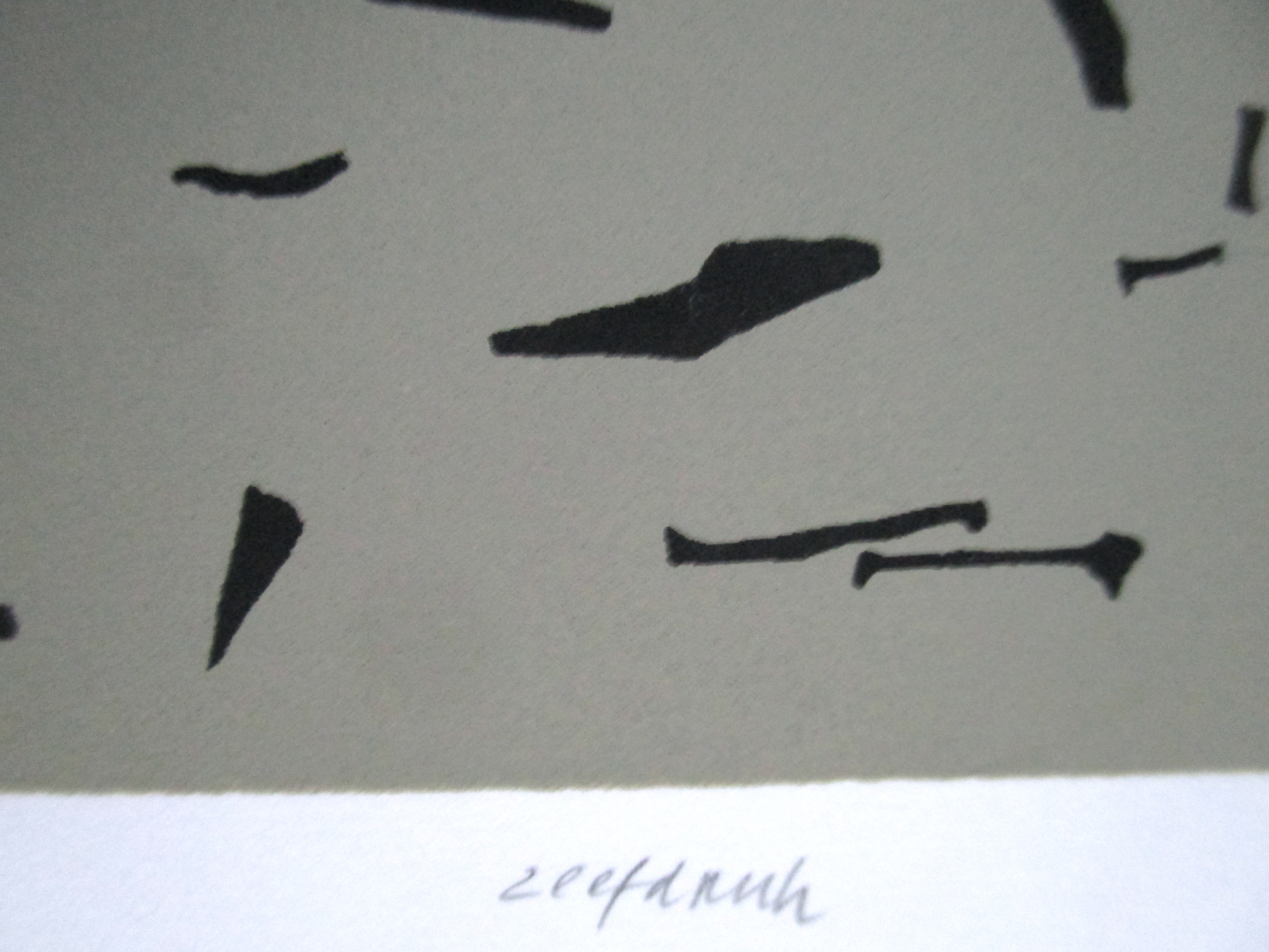 Aleid Mansholt - Zeefdruk "Stukjes" kopen? Bied vanaf 20!