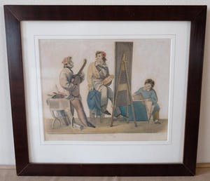 George Adam Schmidt - Atelierscene kopen? Bied vanaf 500!