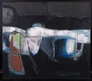 Jos Schimmer - Olieverf op doek, Rabat bij avond kopen? Bied vanaf 1!