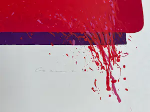 Bernd Berner - Signierter Original Siebdruck 1965 - Probedruck - wie Rupprecht Geiger kopen? Bied vanaf 240!