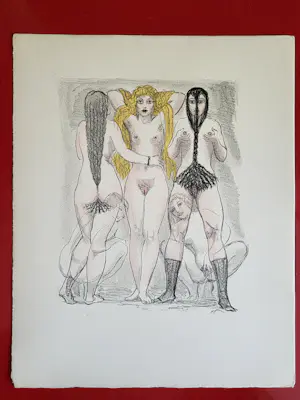 Georges Villa - 9 very rare erotic prints from 'Aphrodite', 1938 kopen? Bied vanaf 150!