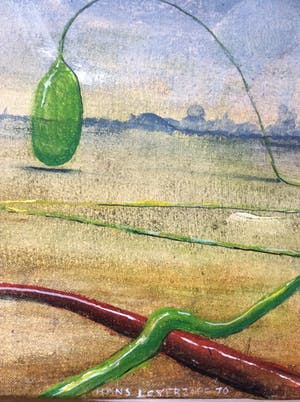 Hans Leyerzapf - Surrealistisch landschap kopen? Bied vanaf 85!