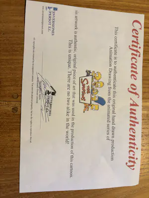 Matt Groening - Simpsons kopen? Bied vanaf 200!