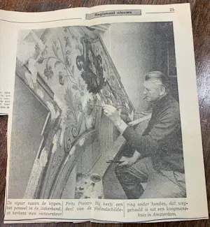 Frits Pieters - 2 schilderijen Tourist Trophy, The checkered flag, en boek Great Auto Races 1980 kopen? Bied vanaf 600!