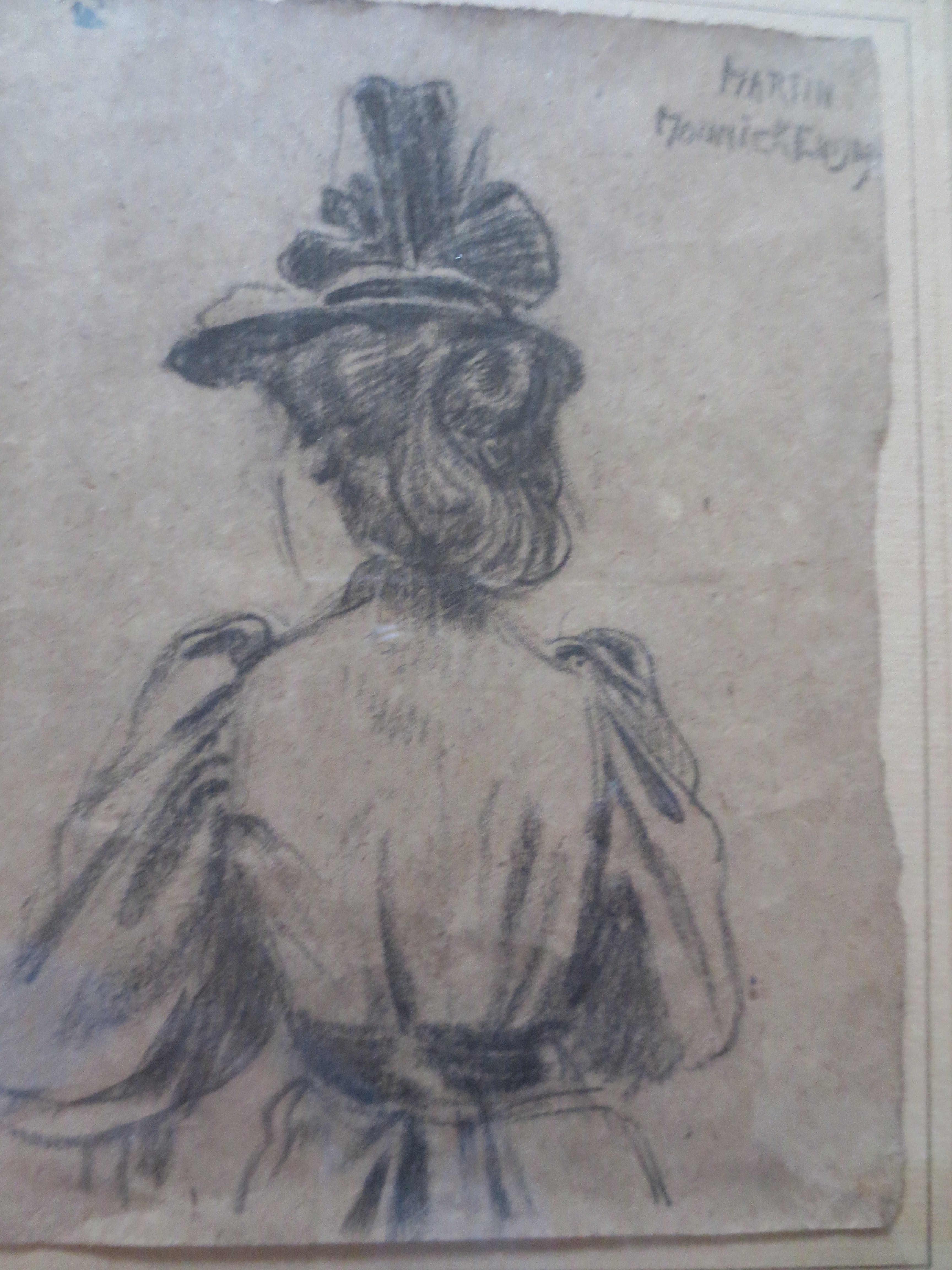 Martin Monnickendam - Dame met hoed. kopen? Bied vanaf 40!