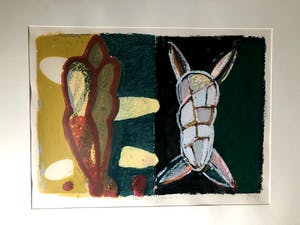 Piet Warffemius - Slangekracht - Zeefdruk, Fraai Ingelijst kopen? Bied vanaf 80!