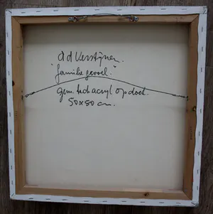 Ad Verstijnen - Gemengde acryl op doek: 'Familie gevoel' kopen? Bied vanaf 299!