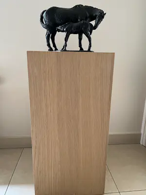 Pieter d' Hont - MERRIE MET VEULEN (VASTGEPLAKT OP HOUTEN CONSOLE) kopen? Bied vanaf 700!