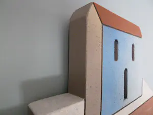 Niet of onleesbaar gesigneerd - Trompe-l'oeil (stenen kunstobject) voor aan wand kopen? Bied vanaf 1!