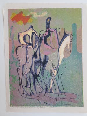 Harry van Kruiningen - Lot van 3 handgesigneerde litho's en 1 handgesigneerde ets kopen? Bied vanaf 75!