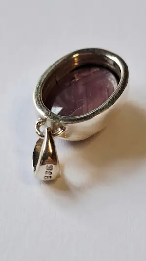 Nieuwe Zilveren hanger net ovale halfronde ster Robijn kopen? Bied vanaf 60!