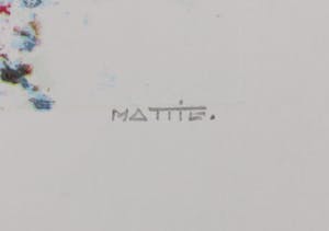 Mattie Schilders - Zeefdruk, Razende aarde I kopen? Bied vanaf 1!