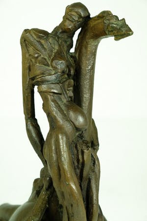 Brons (Onbekend) - Leda en de Zwaan - 12 kg kopen? Bied vanaf 795!