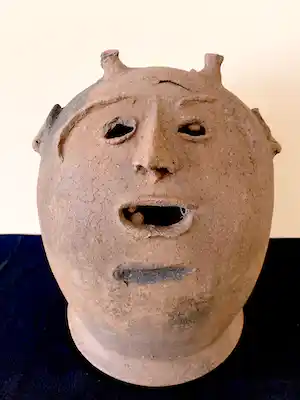 Benin - Terracotta altar head from Benin or Togo vendu pour 160€ !