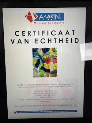 Jacob Kanbier - Abstract 3 - nr 36502 kopen? Bied vanaf 90!