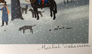 Michel Delacroix - La Chasse d'Hiver kopen? Bied vanaf 40!