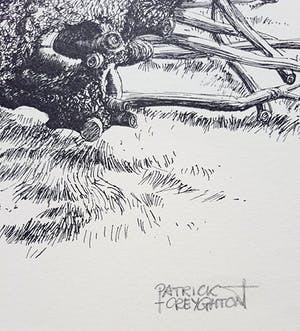 Patrick Creyghton - Knoestige boomstronk, litho kopen? Bied vanaf 50!