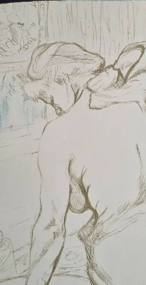 Henri de Toulouse-Lautrec - la toilette - Femme qui se lave kopen? Bied vanaf 80!