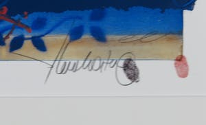 Theo Koster - Pigmentdruk en collage en verf, Seascape (Tweeluik) kopen? Bied vanaf 1!