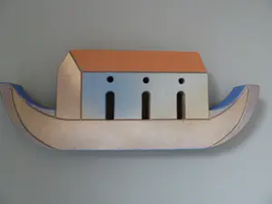 Niet of onleesbaar gesigneerd - Kunstzinnig object Woonboot kopen? Bied vanaf 1!