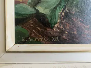 Wilhelm Pramme - Boslandschap met beek en brug kopen? Bied vanaf 100!