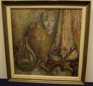 Edith Pijpers - Stilleven met vazen - Olieverf op doek kopen? Bied vanaf 50!