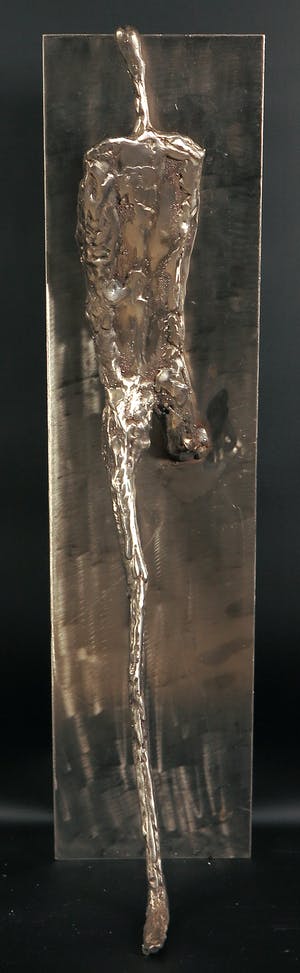 Willem Kind - Roestvrijstalen sculptuur, Figuur 'uit' (middel) kopen? Bied vanaf 200!