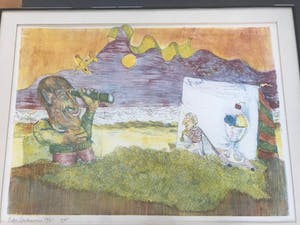 Peter Gentenaar - Man met verrekijker 1975 kopen? Bied vanaf 1!