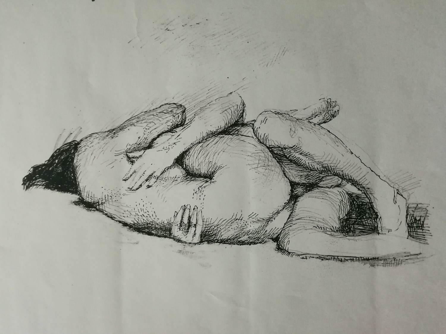 Aat Veldhoen - Vrijend stel. Naakt. kopen? Bied vanaf 56!