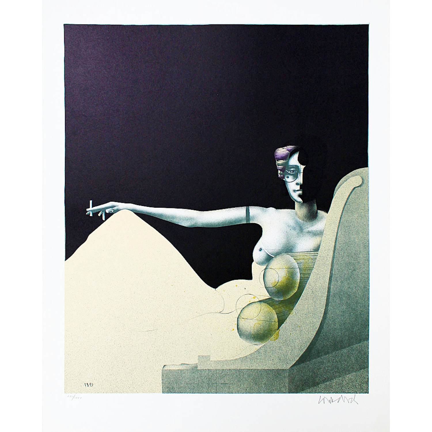 Paul Wunderlich - Madame Recamier. kopen? Bied vanaf 200!