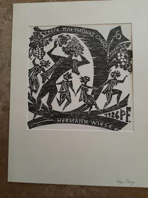 AcheterHelga Lange - Houtsnede, Herman Wiesse? Enchérissez de 20!