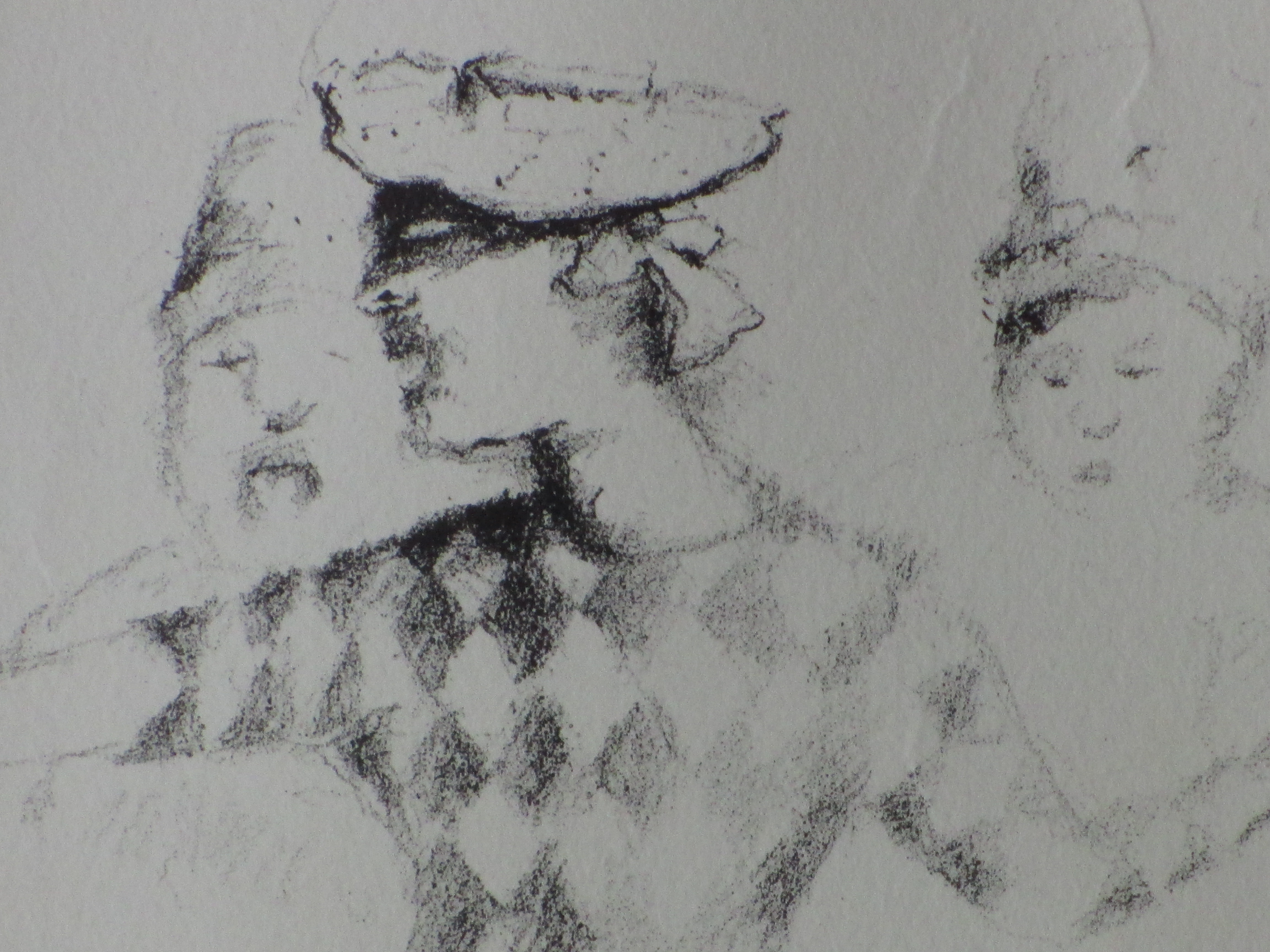 Han Mes - Drie Figuren - Litho kopen? Bied vanaf 1!