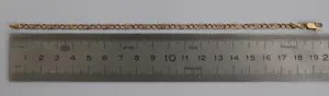 Gouden schakel armband, 18 karaat, multicolor kopen? Bied vanaf 400!