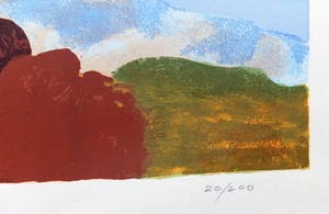 Rien Bout - abstract landschap kopen? Bied vanaf 10!