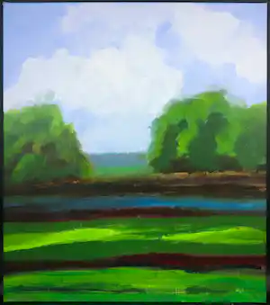 Cobi Nieuwstad - Acryl op doek, Zonder Titel verkauft für € 55!