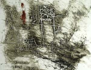 Anton Heyboer - Ets , IJmuiden – 1980 verkocht voor € 110!