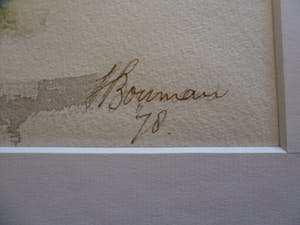 Hannie Bouman - Aquarel, Boeket bloemen in een pot. kopen? Bied vanaf 30!