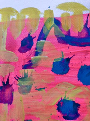 Peter Klashorst - Abstracte compositie kopen? Bied vanaf 1!